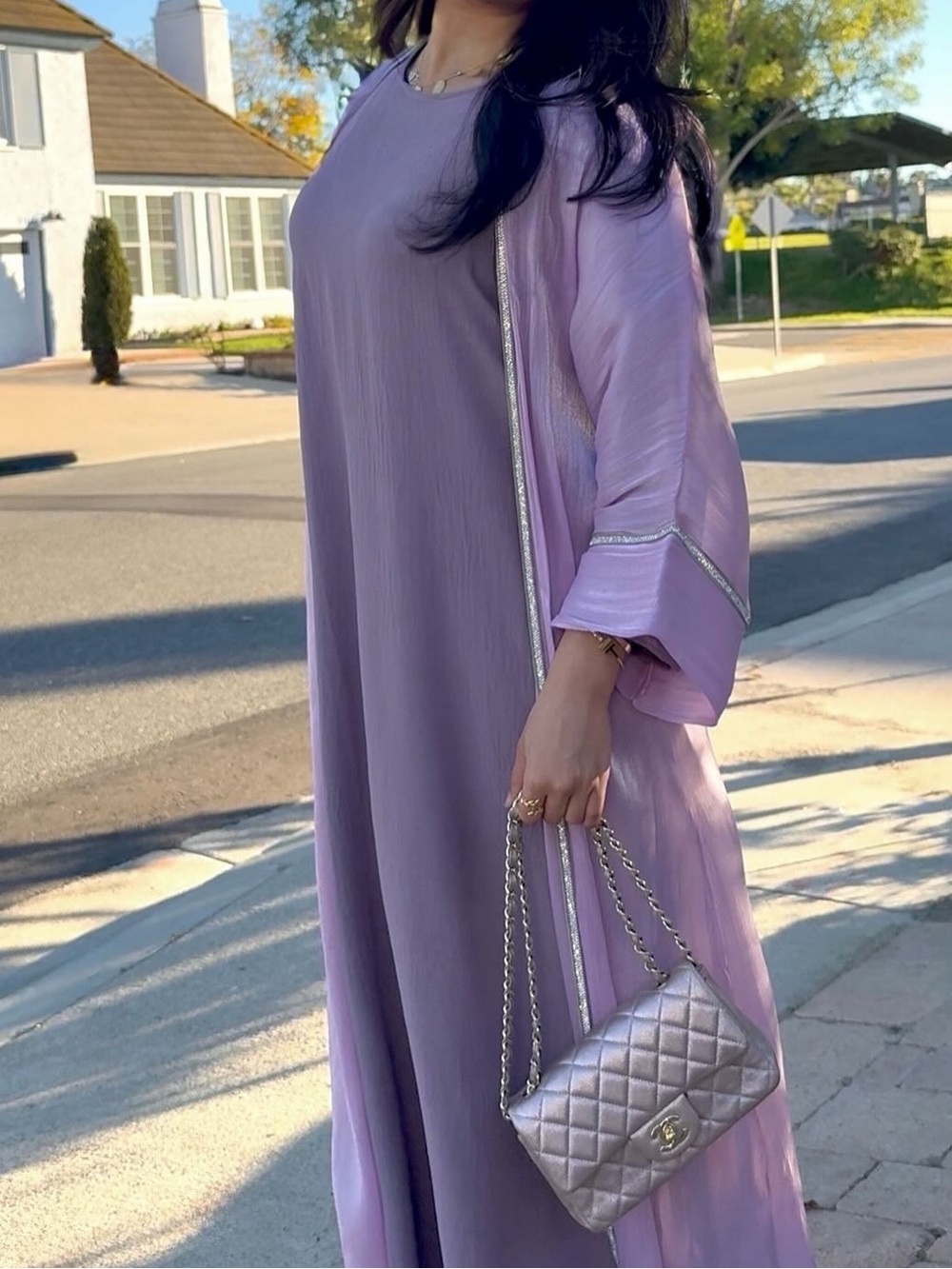 Women's Lavender Abaya